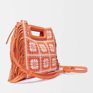 Maje Crochet M Bag